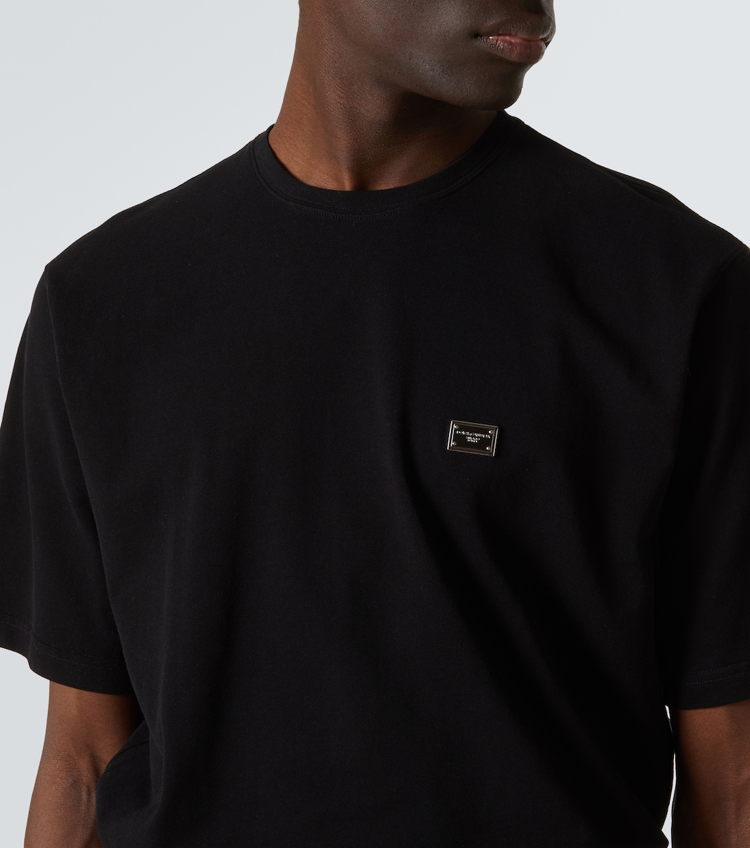 Logo cotton piqué T-shirt | Dolce&Gabbana