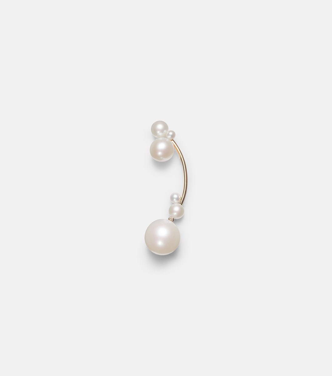 Boucles d'oreilles Grand Stella en or 14 ct et perles | Sophie Bille Brahe