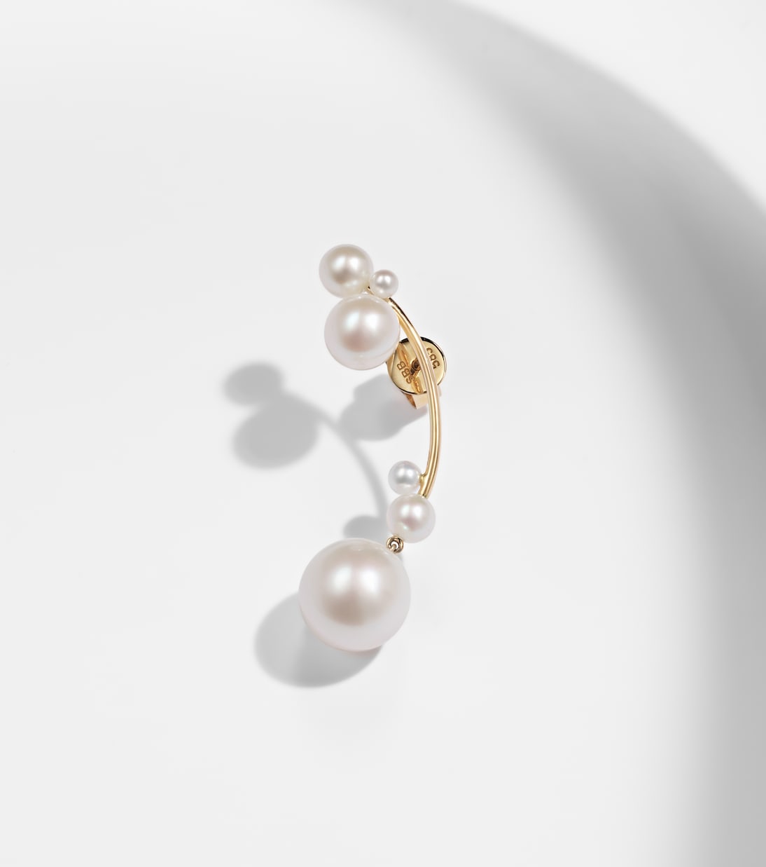 Boucles d'oreilles Grand Stella en or 14 ct et perles | Sophie Bille Brahe