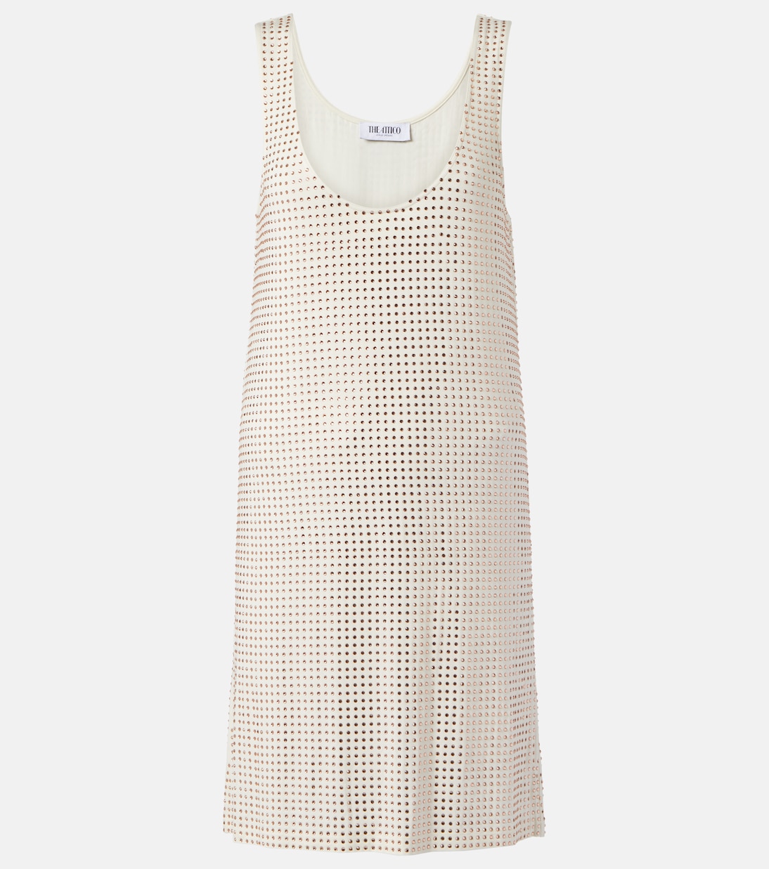 Minikleid aus Jersey mit Kristallen | The Attico