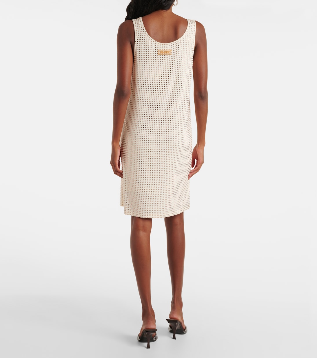 Minikleid aus Jersey mit Kristallen | The Attico