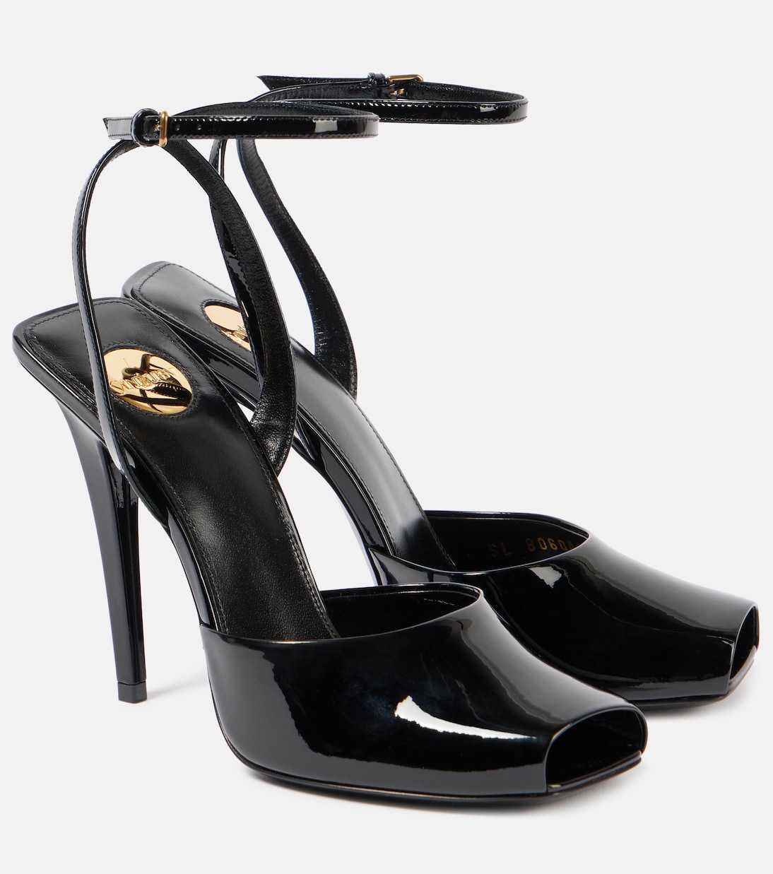 La Scandale 110 patent leather sandals | Saint Laurent