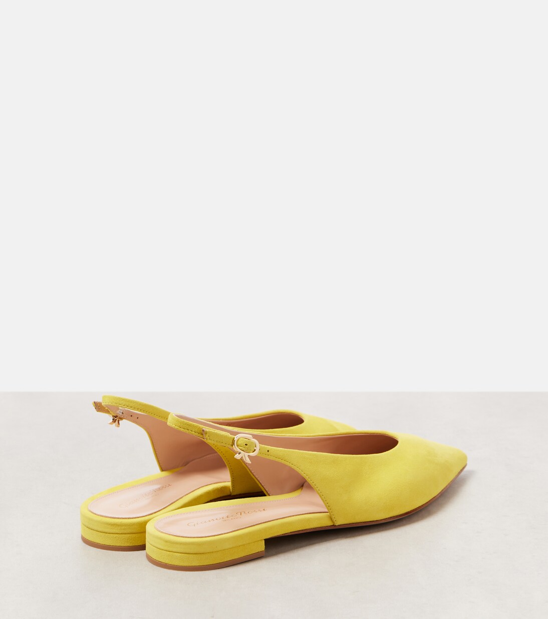 Ballerine slingback in suede | Gianvito Rossi