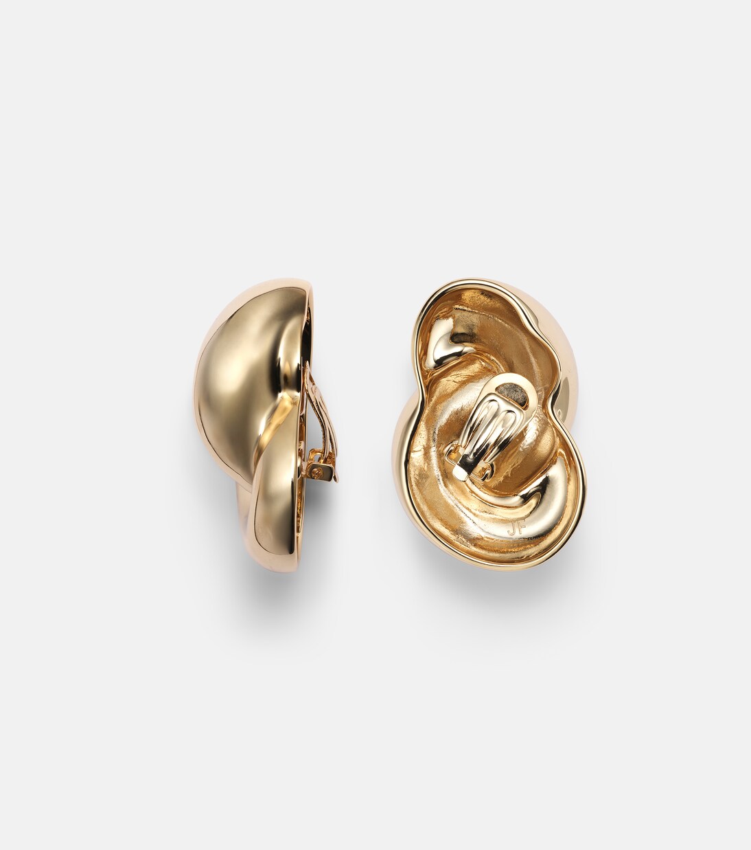 Knot 10kt gold clip-on earrings | Jennifer Fisher