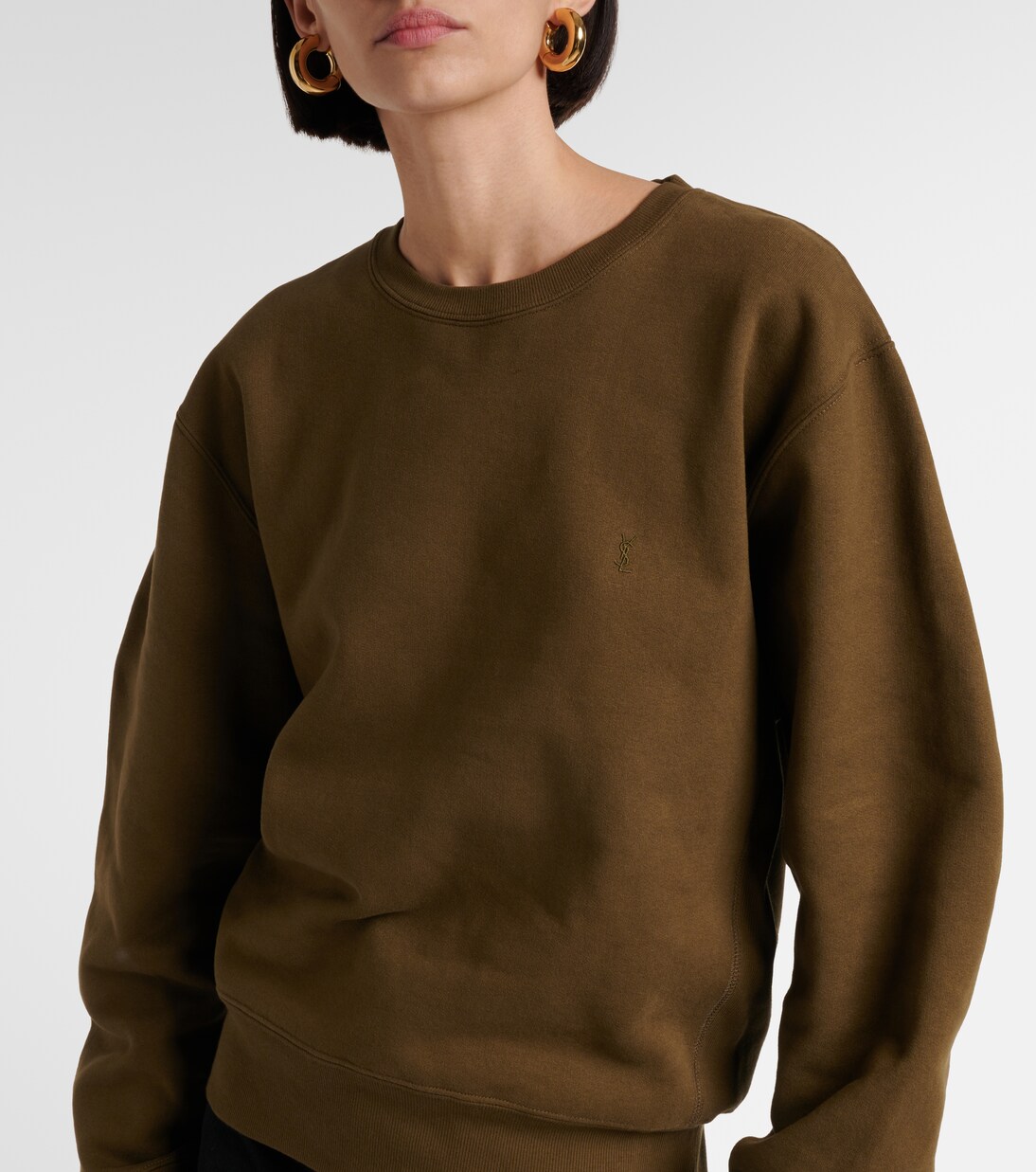 Cassandre cotton sweatshirt | Saint Laurent