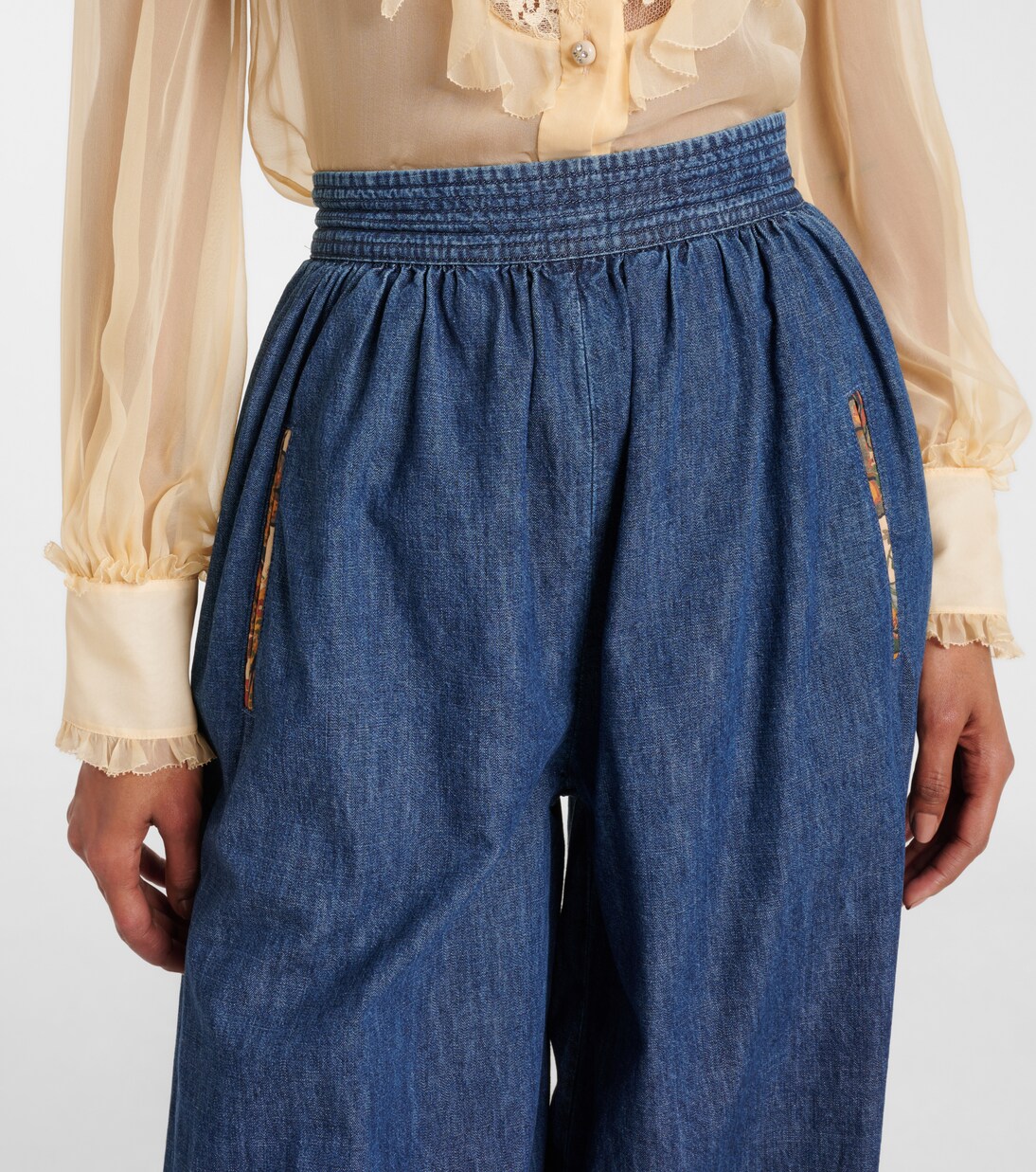 Jeans tapered de chambray | Valentino