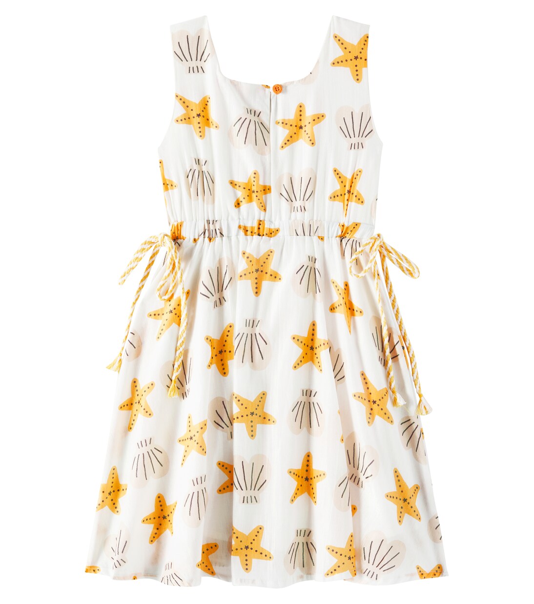 Starfish printed cotton-blend dress | Fábula