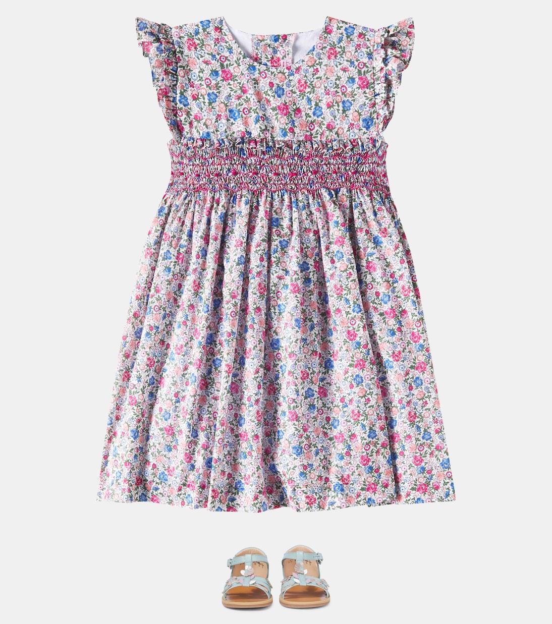 Frida floral cotton dress | La Coqueta