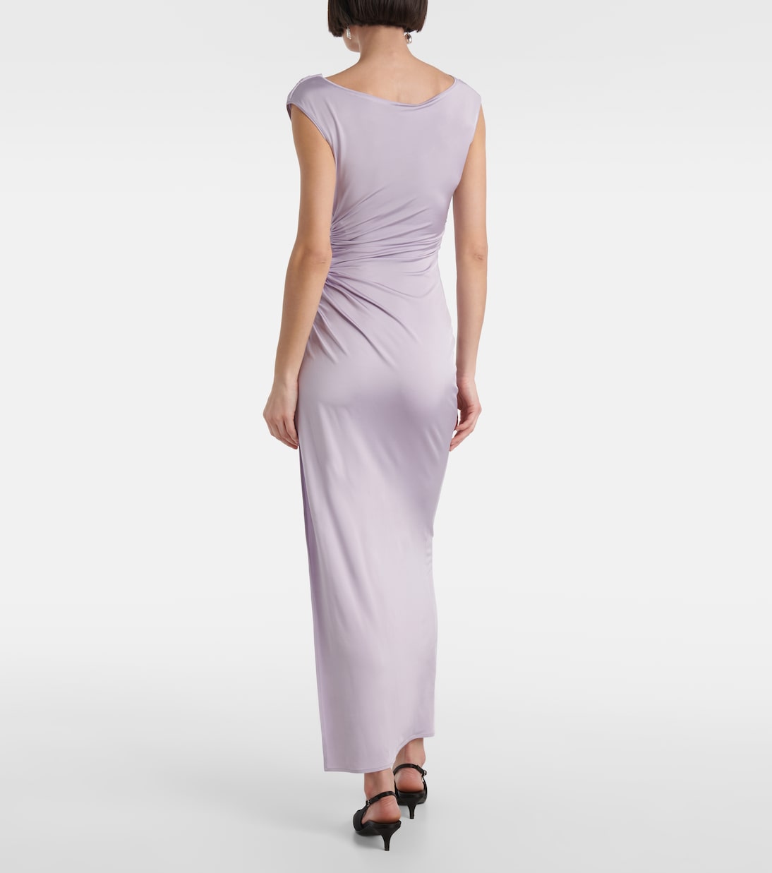 Abito lungo in jersey con ruches | Magda Butrym