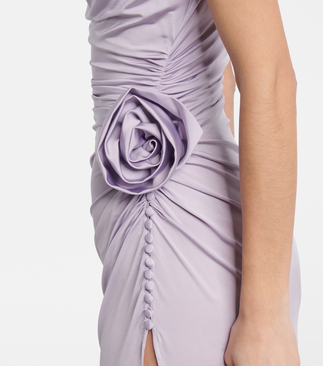 Abito lungo in jersey con ruches | Magda Butrym