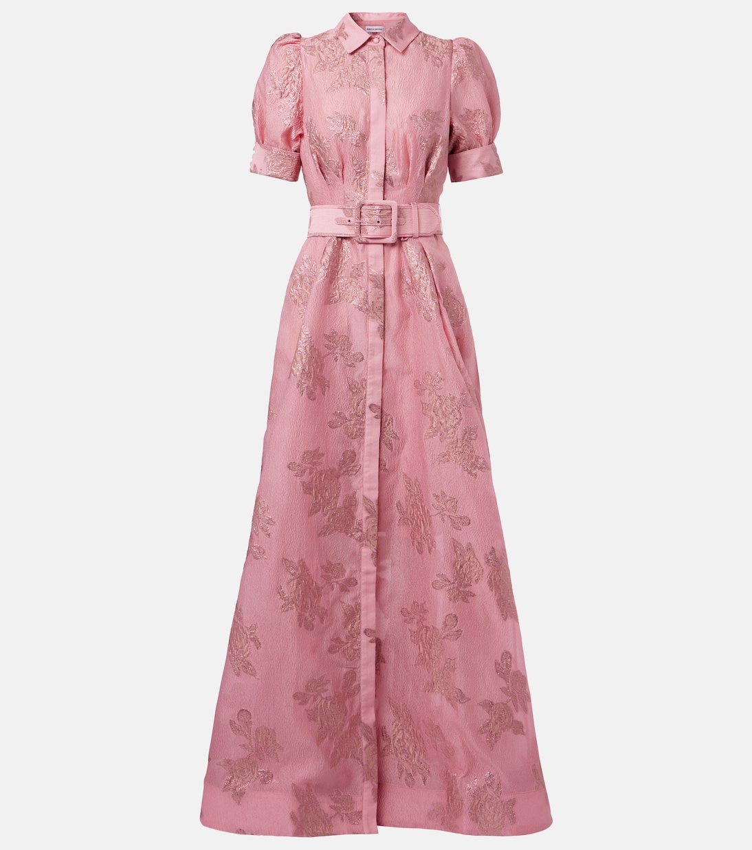 Robe longue Benette en brocart | Rebecca Vallance