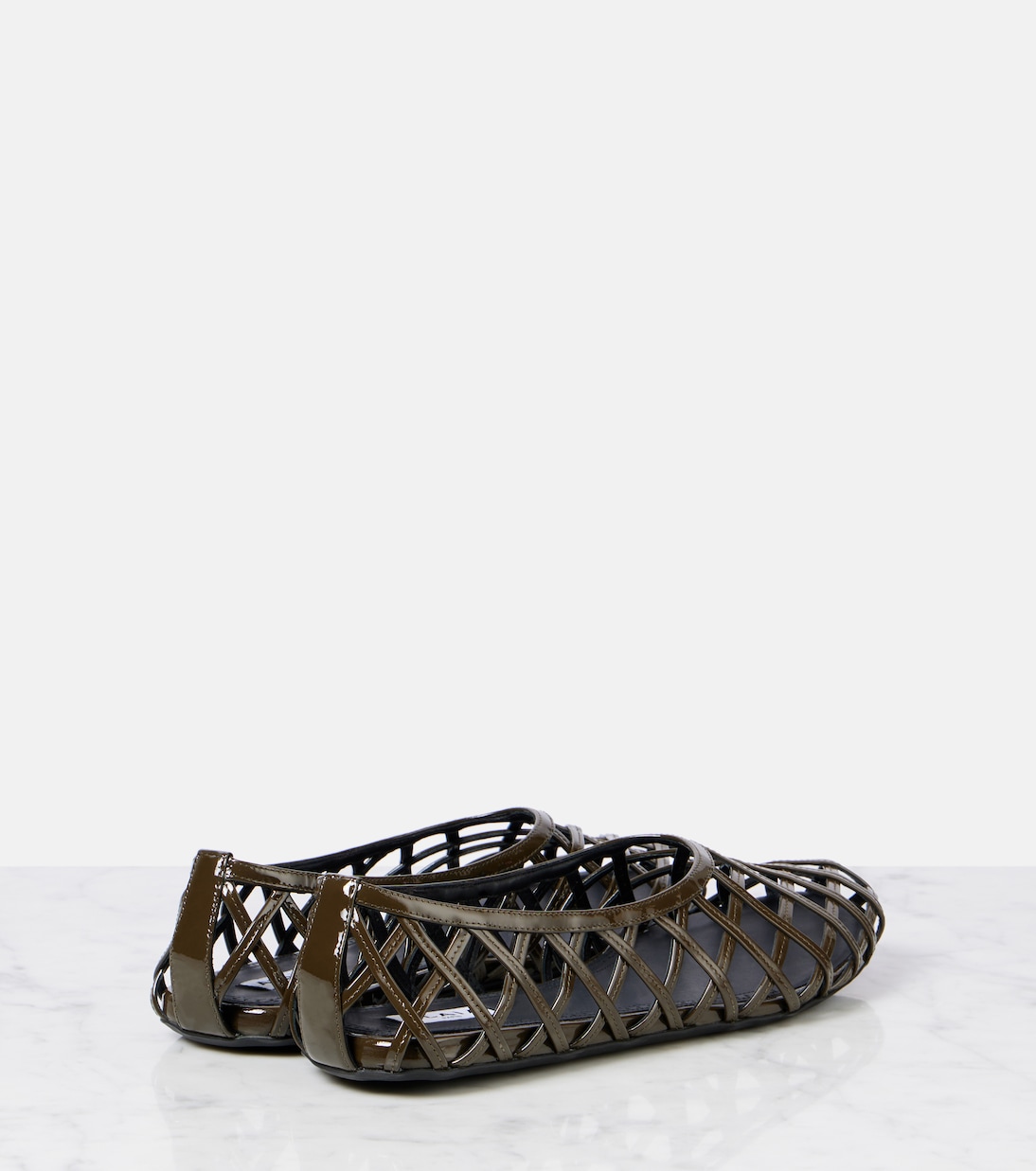 Ballerinas Cage aus Lackleder | Alaïa