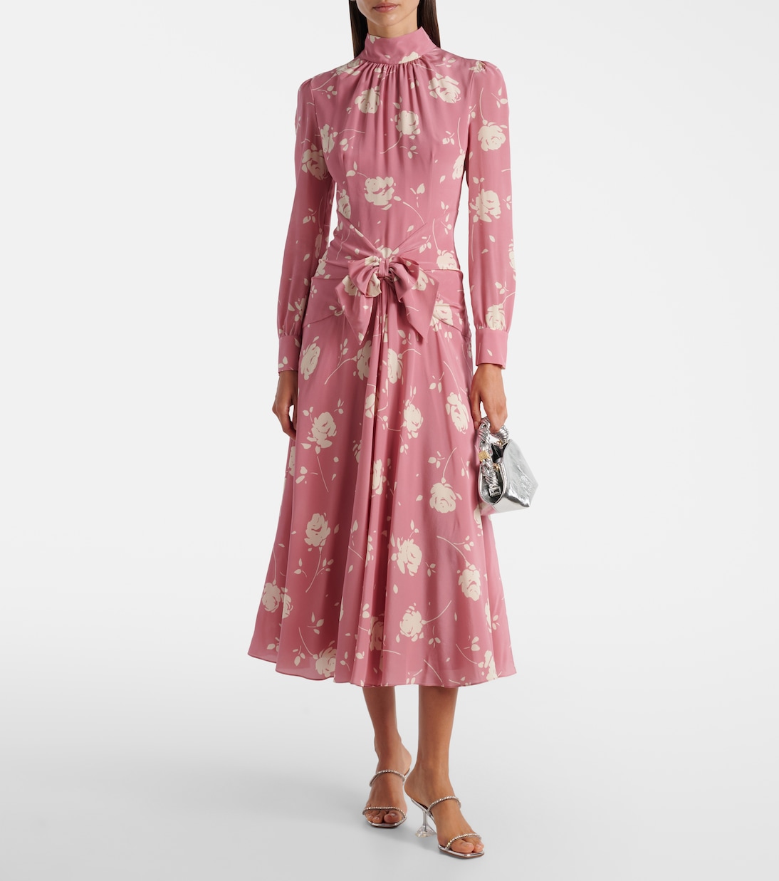 Midikleid aus Seide | Alessandra Rich