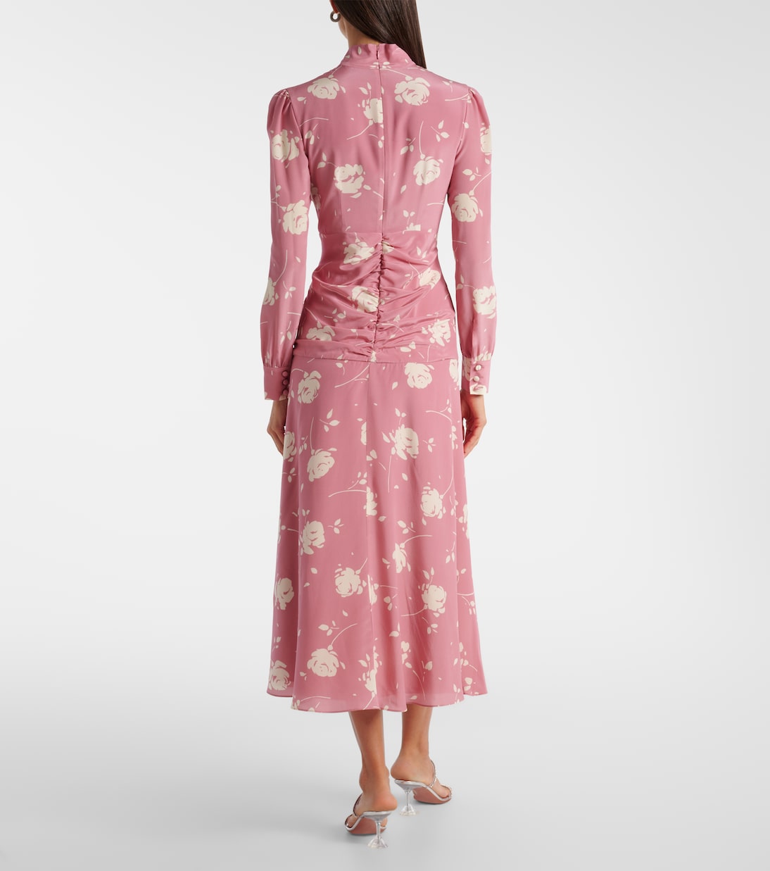 Midikleid aus Seide | Alessandra Rich