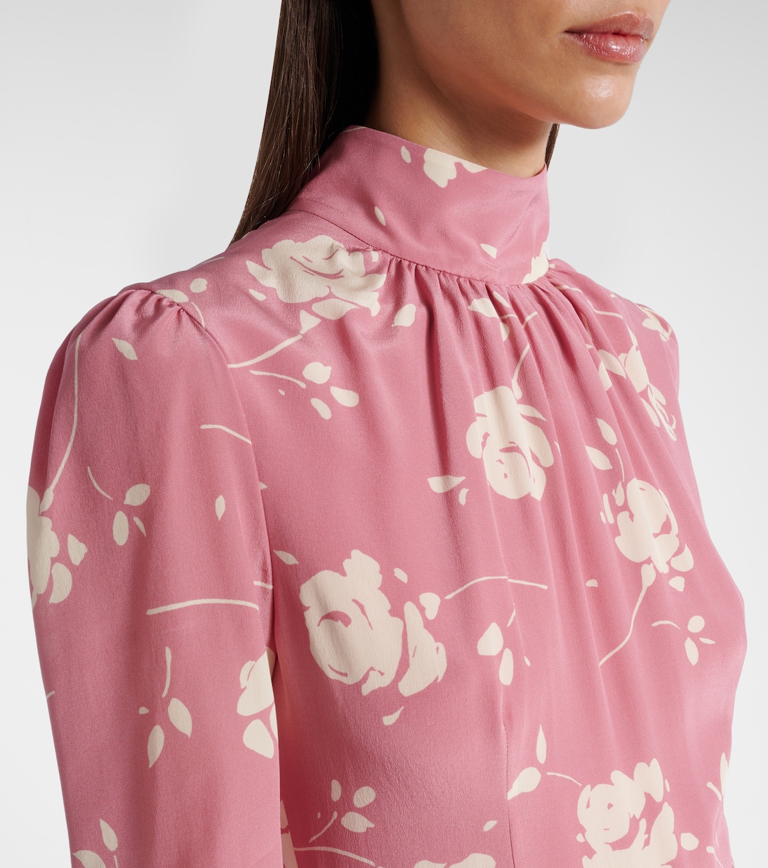 Midikleid aus Seide | Alessandra Rich