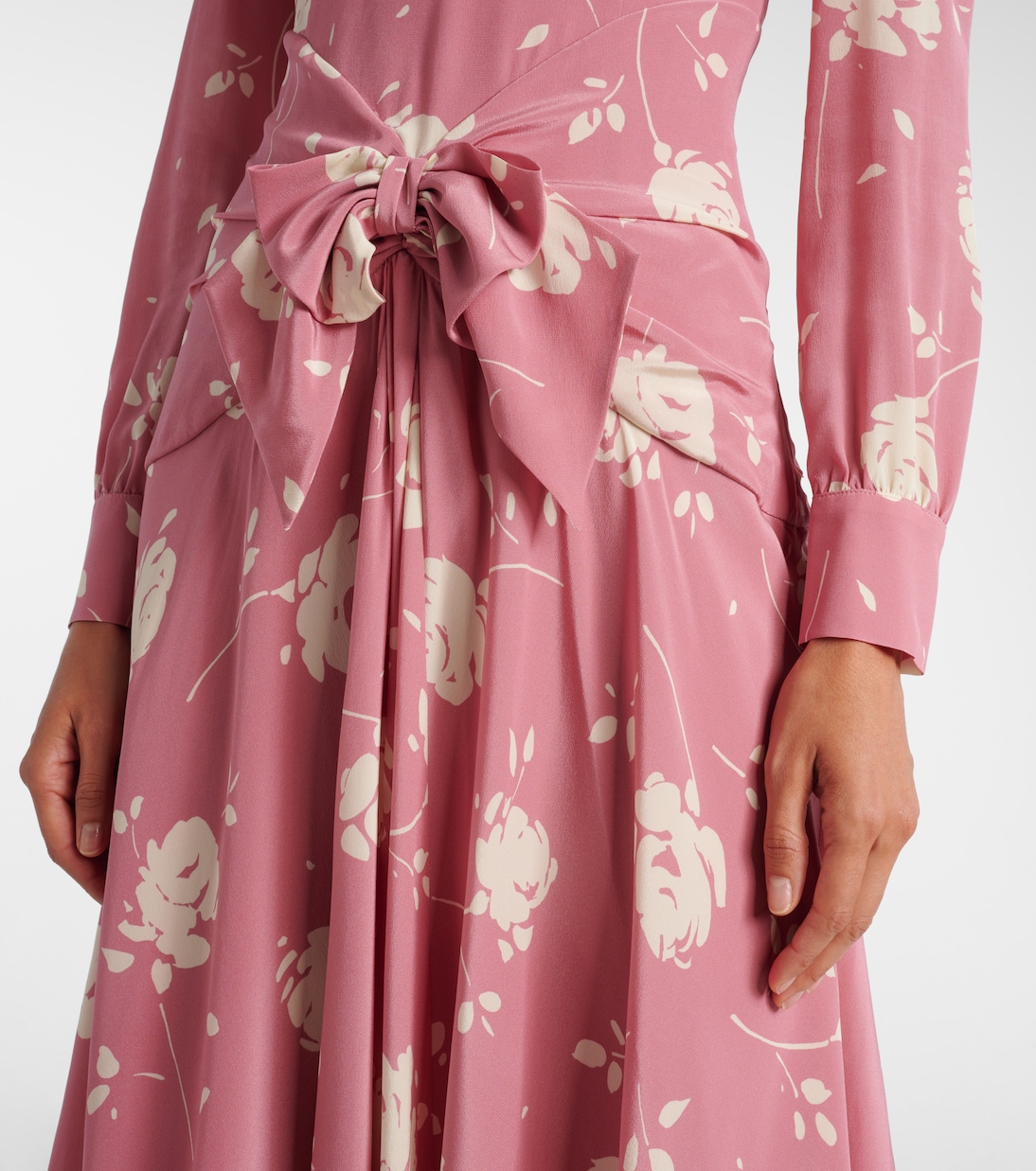 Midikleid aus Seide | Alessandra Rich