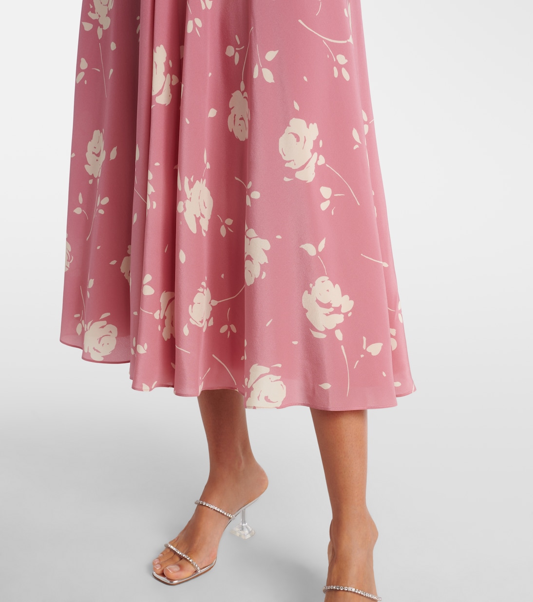 Midikleid aus Seide | Alessandra Rich