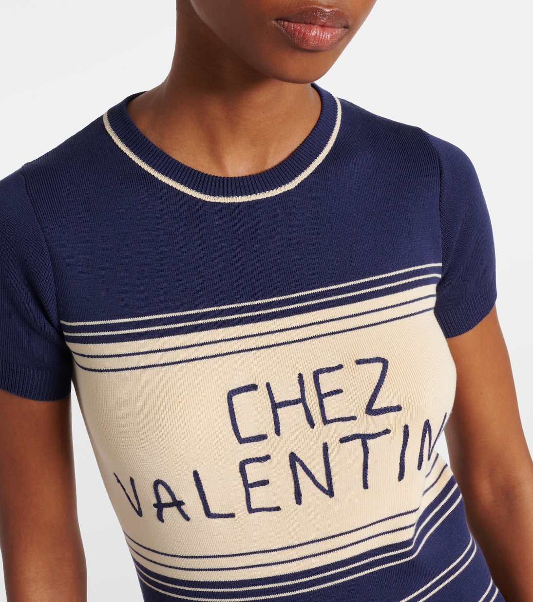 Chez Valentino cotton T-shirt | Valentino