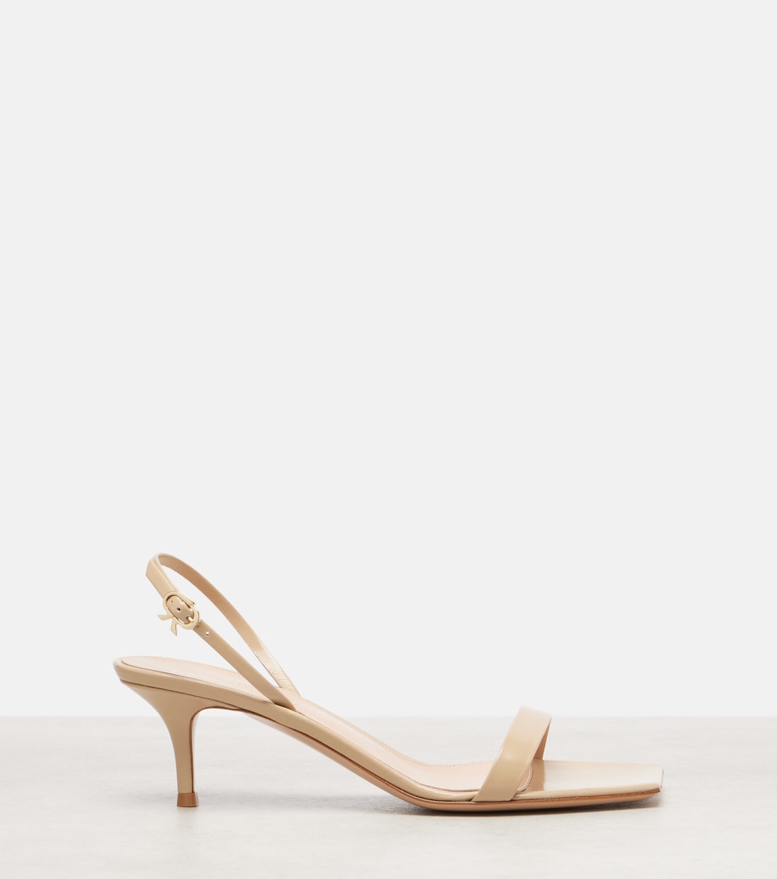 Ribbon patent leather sandals | Gianvito Rossi