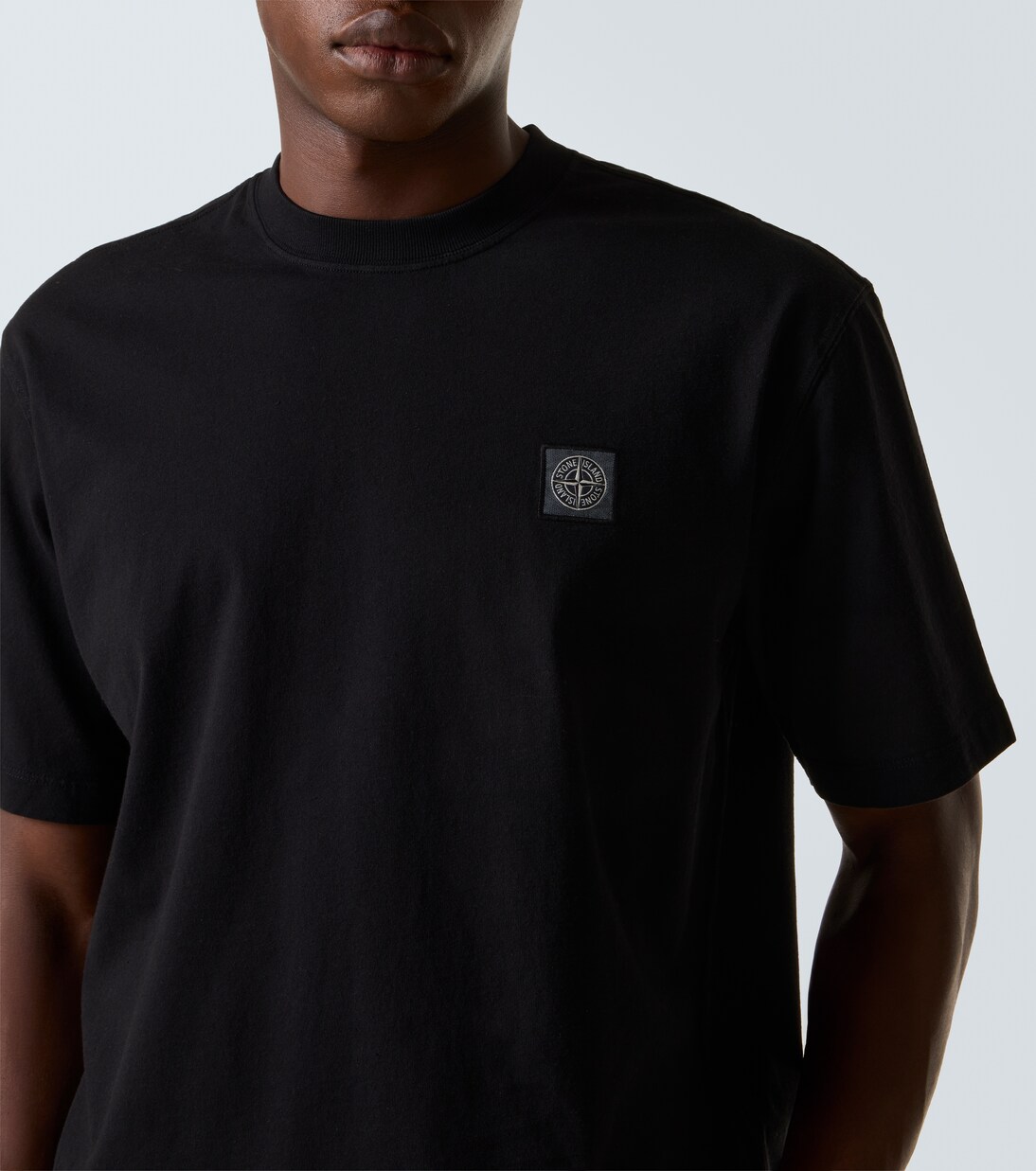 Besticktes T-Shirt aus Baumwoll-Jersey | Stone Island