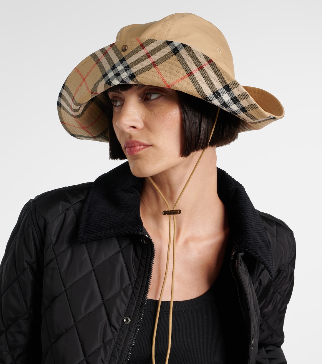 Burberry Check gabardine hat | Burberry