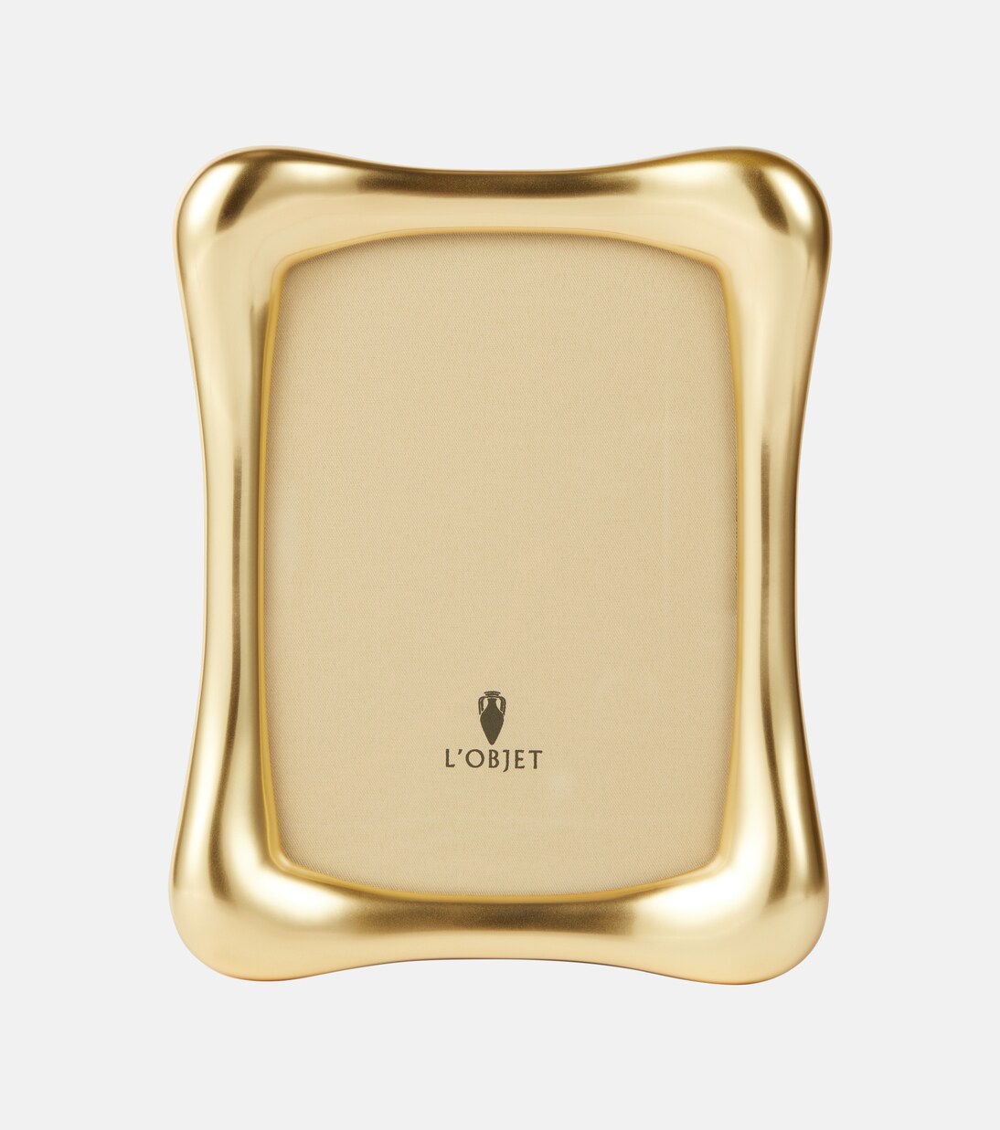 Anton brass-plated picture frame | L'Objet