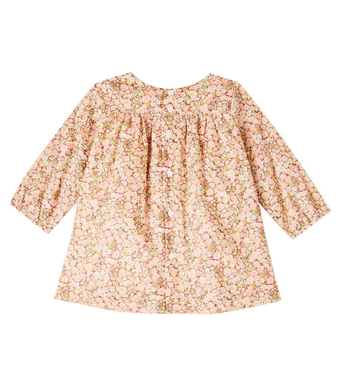 Baby Felice floral smocked cotton dress | Bonpoint