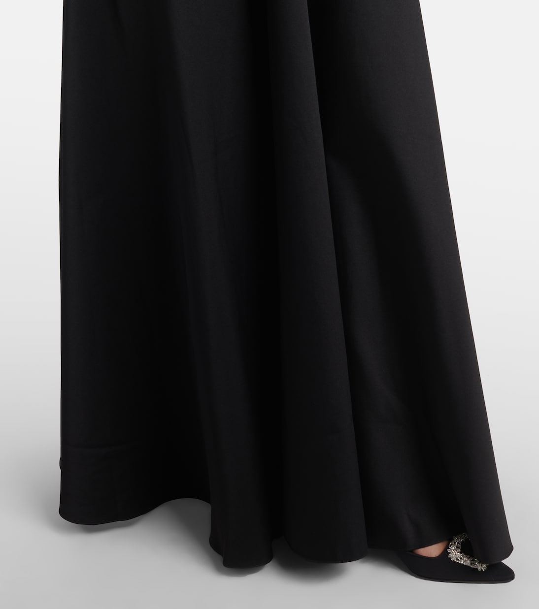 Pleated taffeta corset gown | Roland Mouret