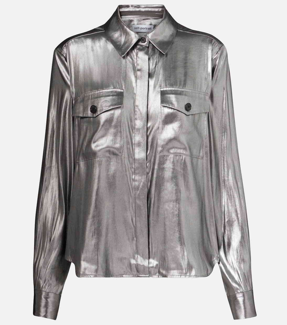 Metallic shirt | Self-Portrait