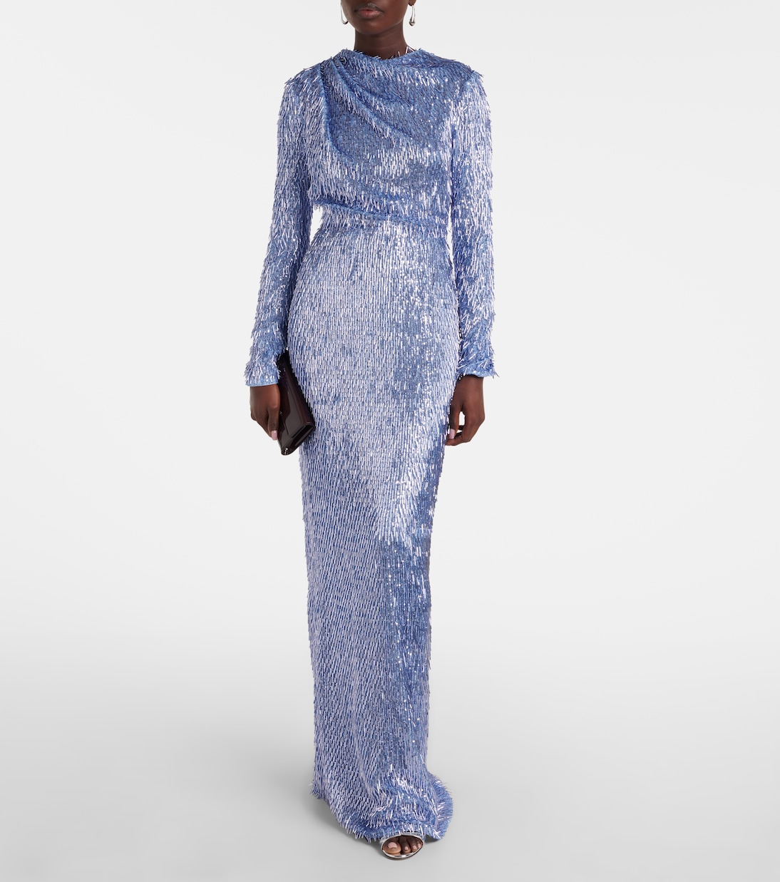 Draped embellished gown | Erdem