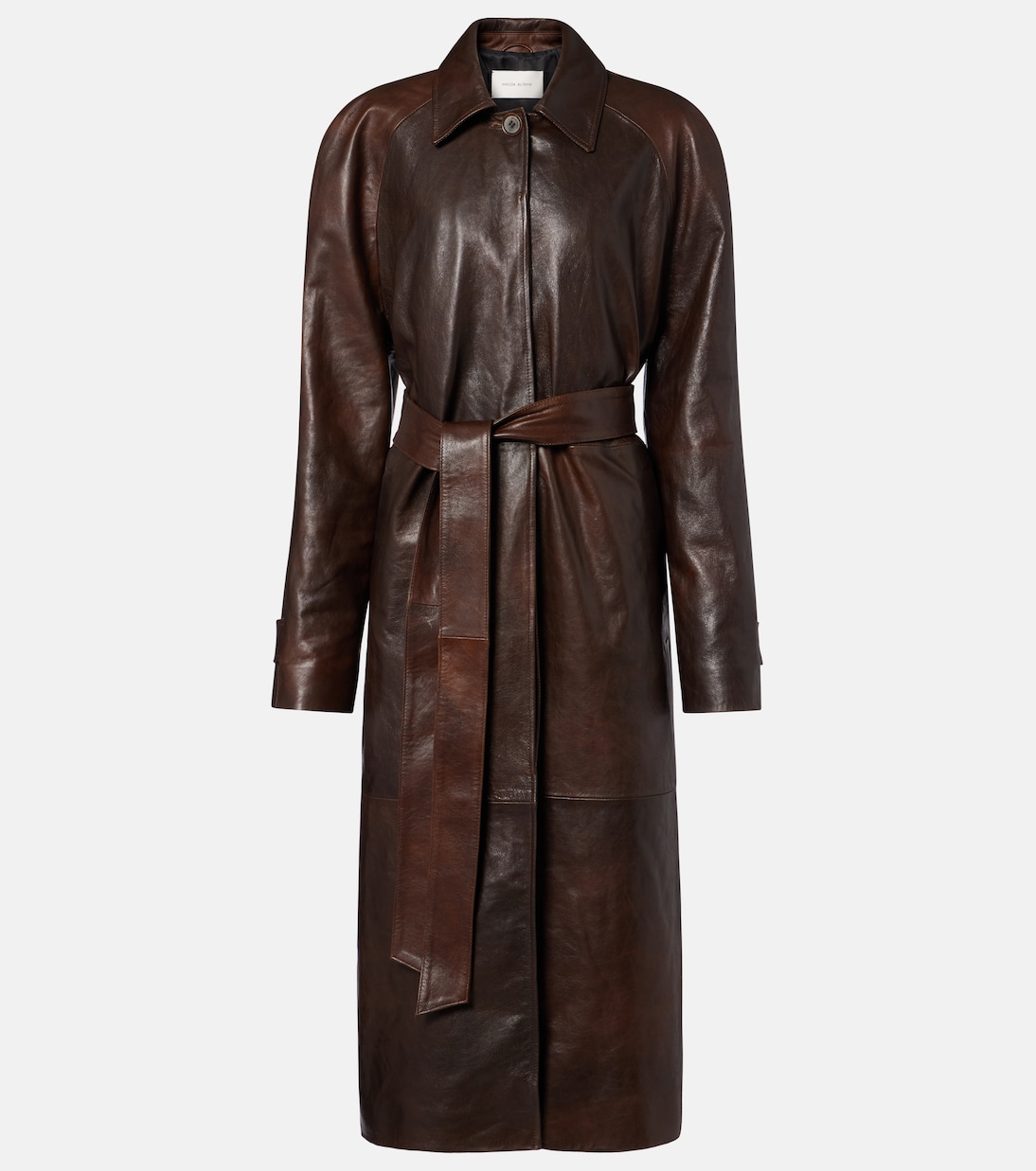 Leather wrap coat | Magda Butrym