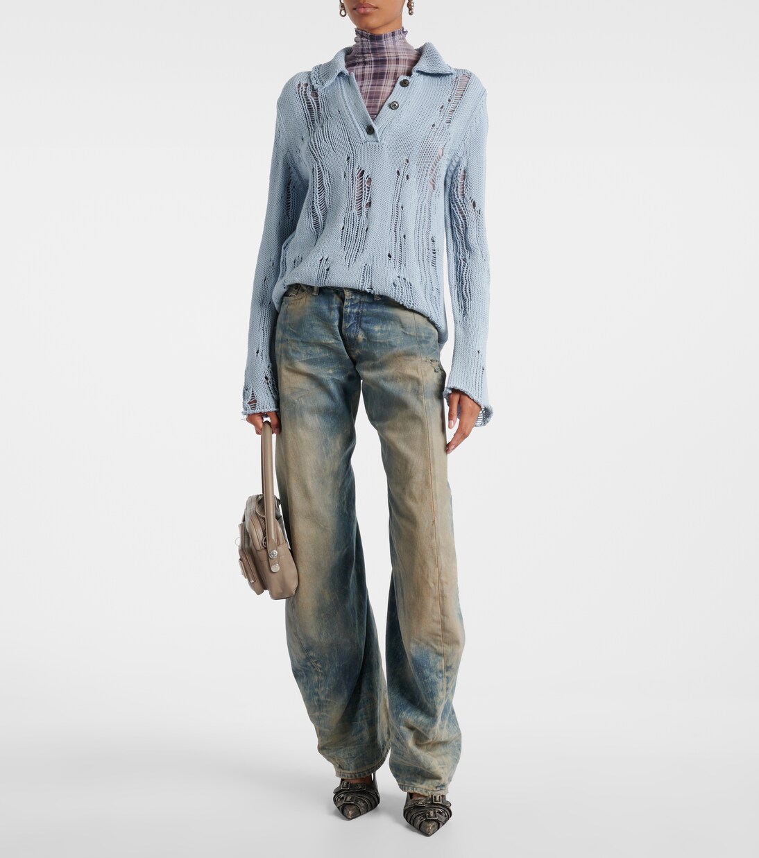 Jeans 2006F a gamba larga e vita bassa | Acne Studios