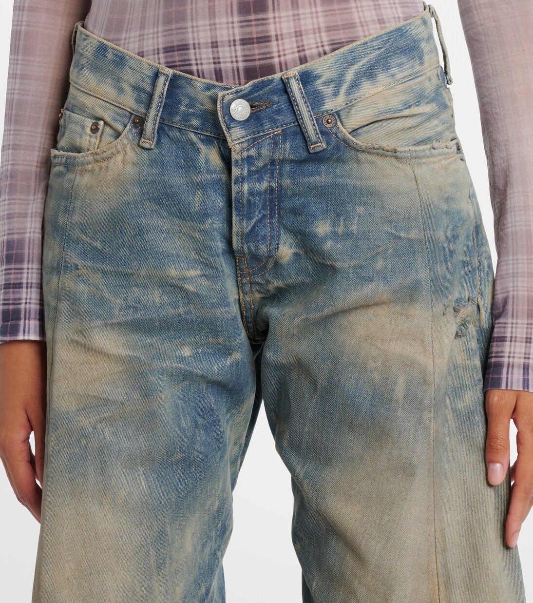 Jeans 2006F a gamba larga e vita bassa | Acne Studios