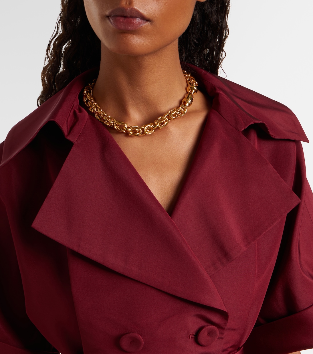 Belted silk gown | Carolina Herrera