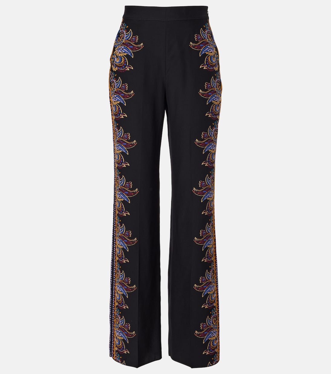 Paisley silk wide-leg pants | Etro