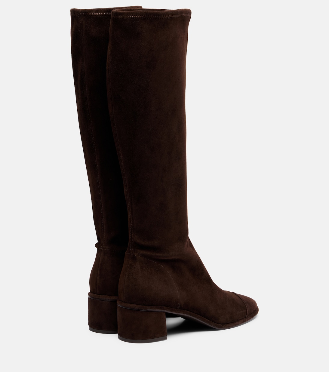 Cap-toe 55 suede knee-high boots | Tory Burch