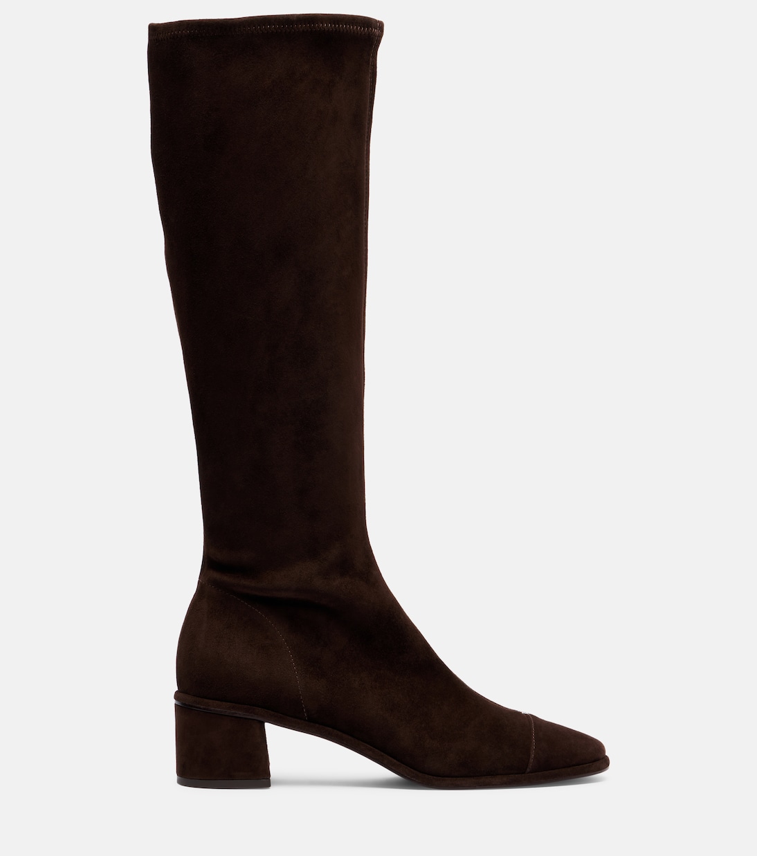 Cap-toe 55 suede knee-high boots | Tory Burch