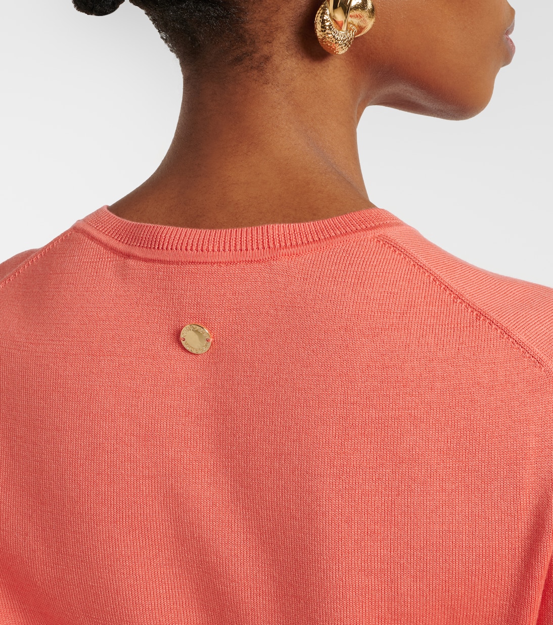 Cárdigan cropped de seda y algodón | Carolina Herrera