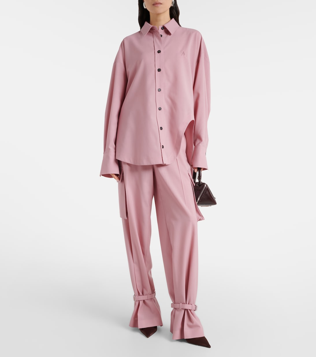 Camisa oversized asimétrica Diana | The Attico