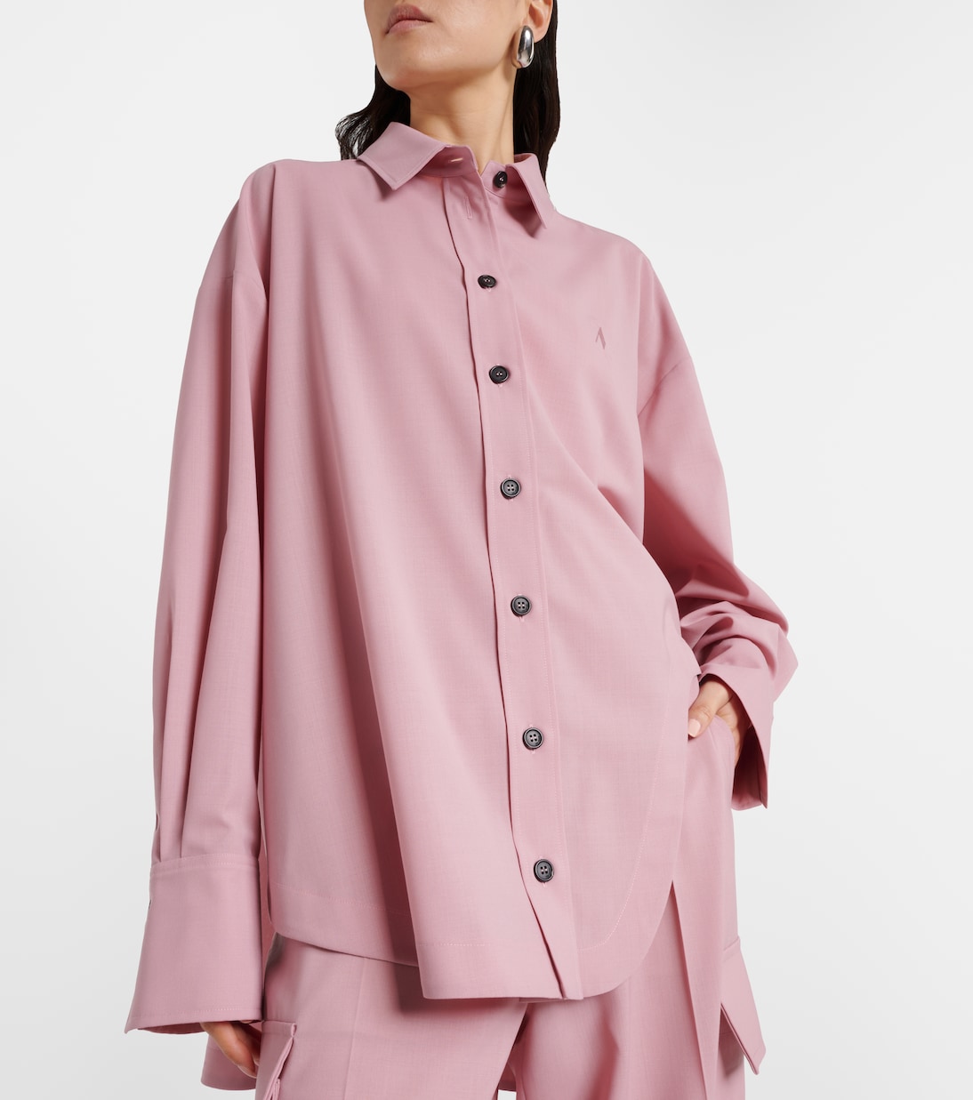 Camisa oversized asimétrica Diana | The Attico