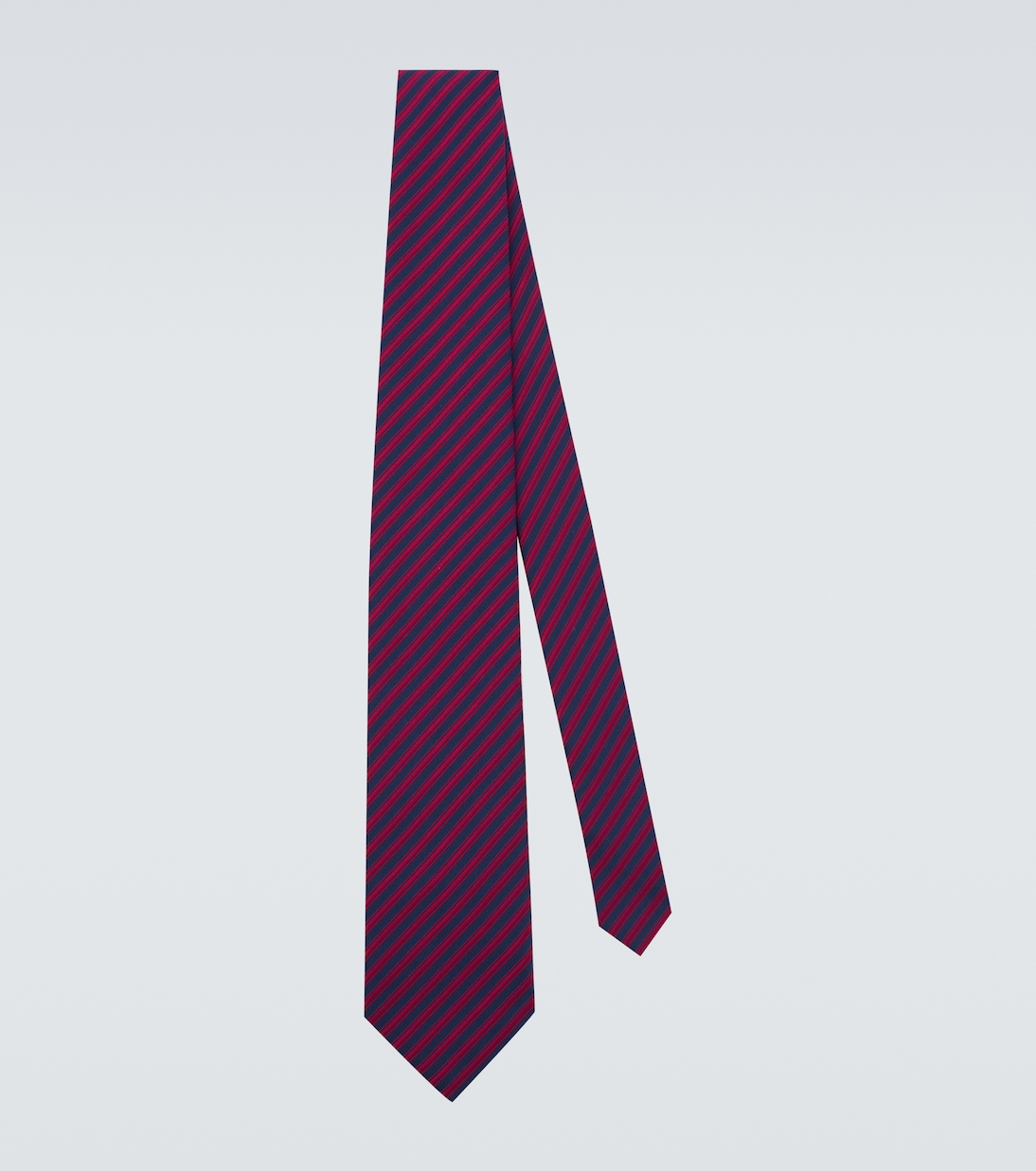 Striped silk jacquard tie | Charvet