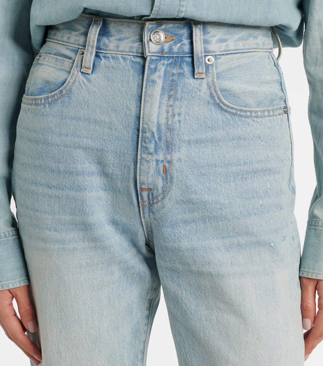 London high-rise straight jeans | Slvrlake