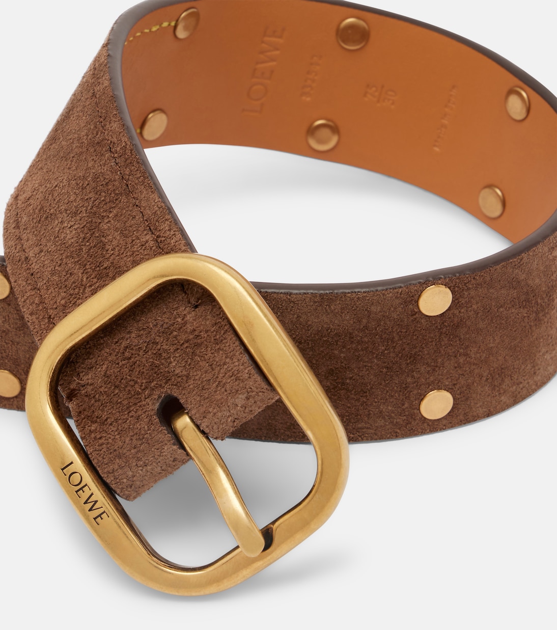 스터드 스웨이드 벨트 | Loewe