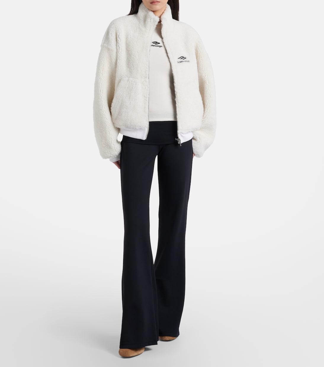 3B Sports Icon cotton-blend jersey T-shirt | Balenciaga