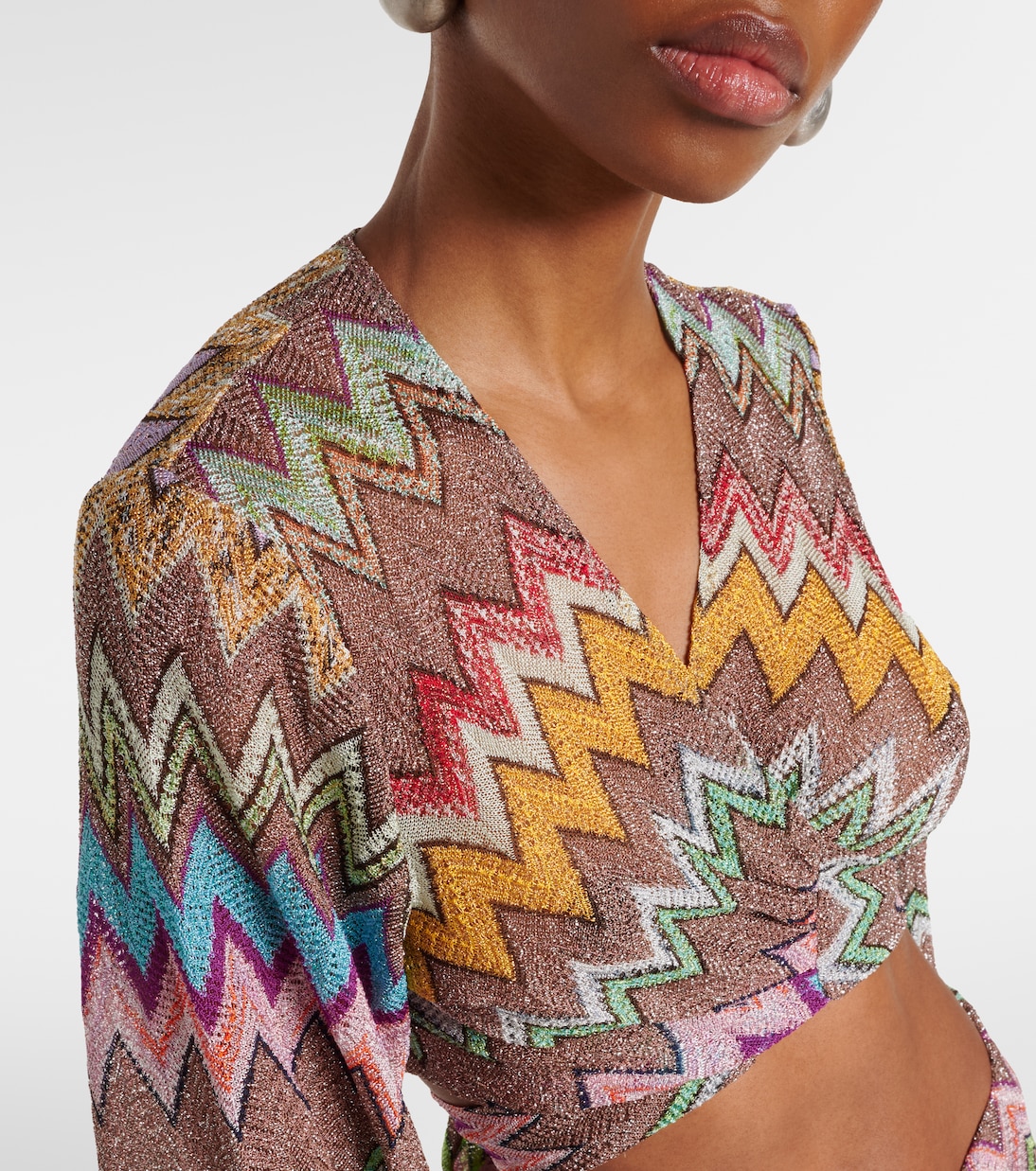 Cropped-Top aus Häkelstrick | Missoni