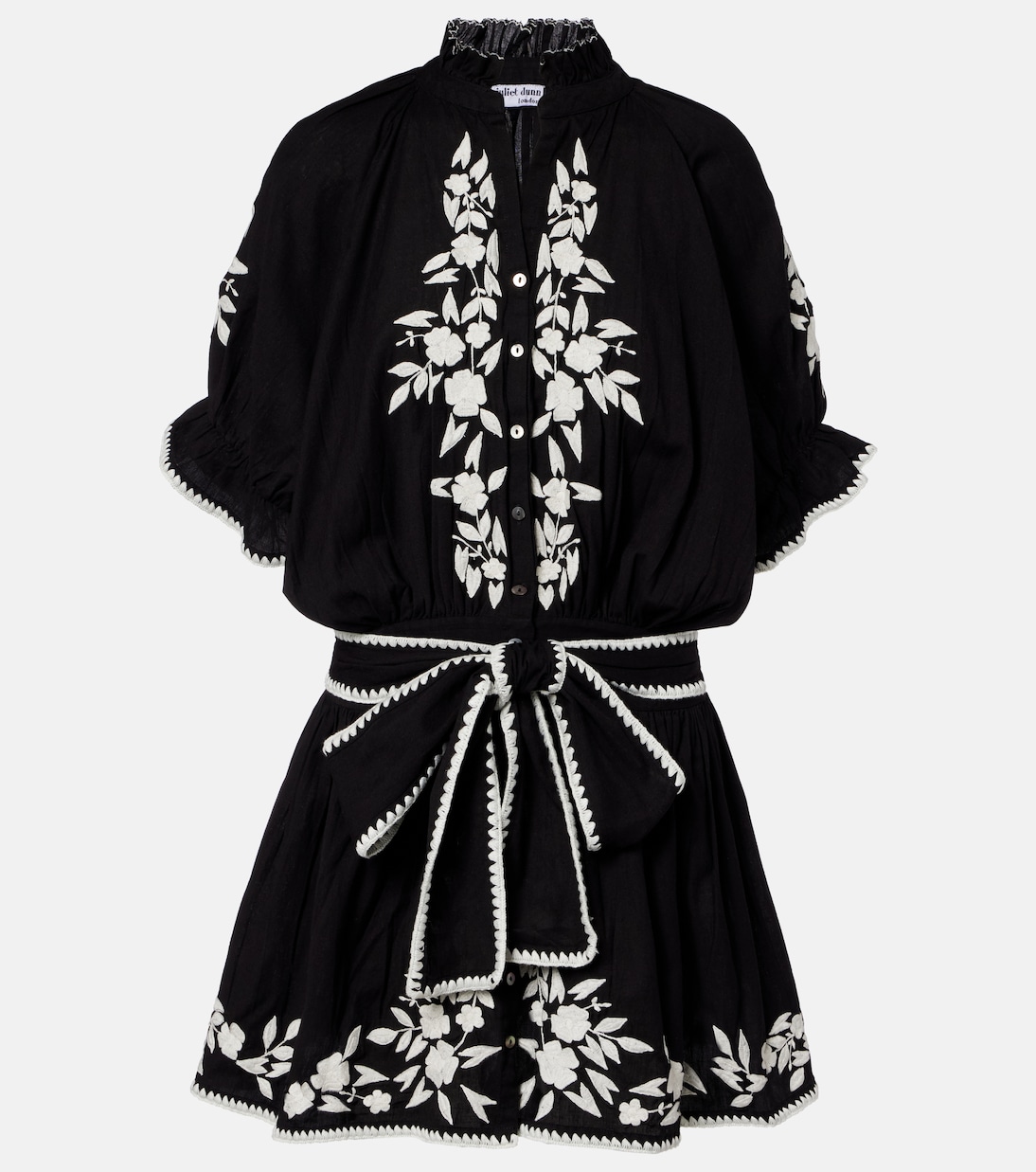 Minikleid aus Baumwolle und Leinen | Juliet Dunn