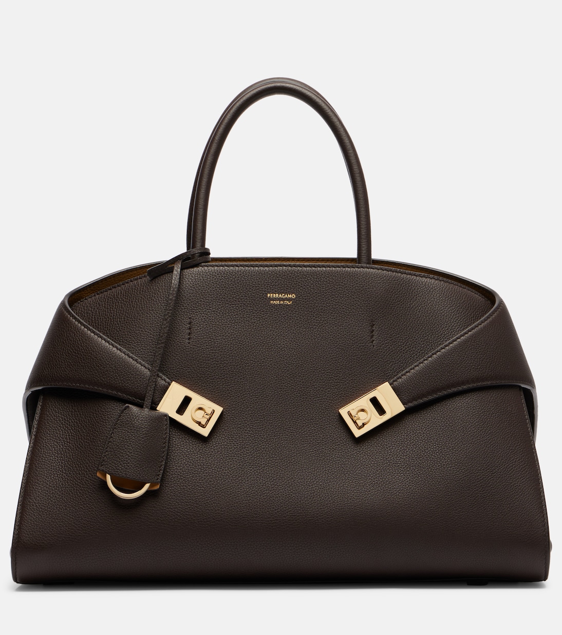 Tote Bag Hug Medium aus Leder | Ferragamo