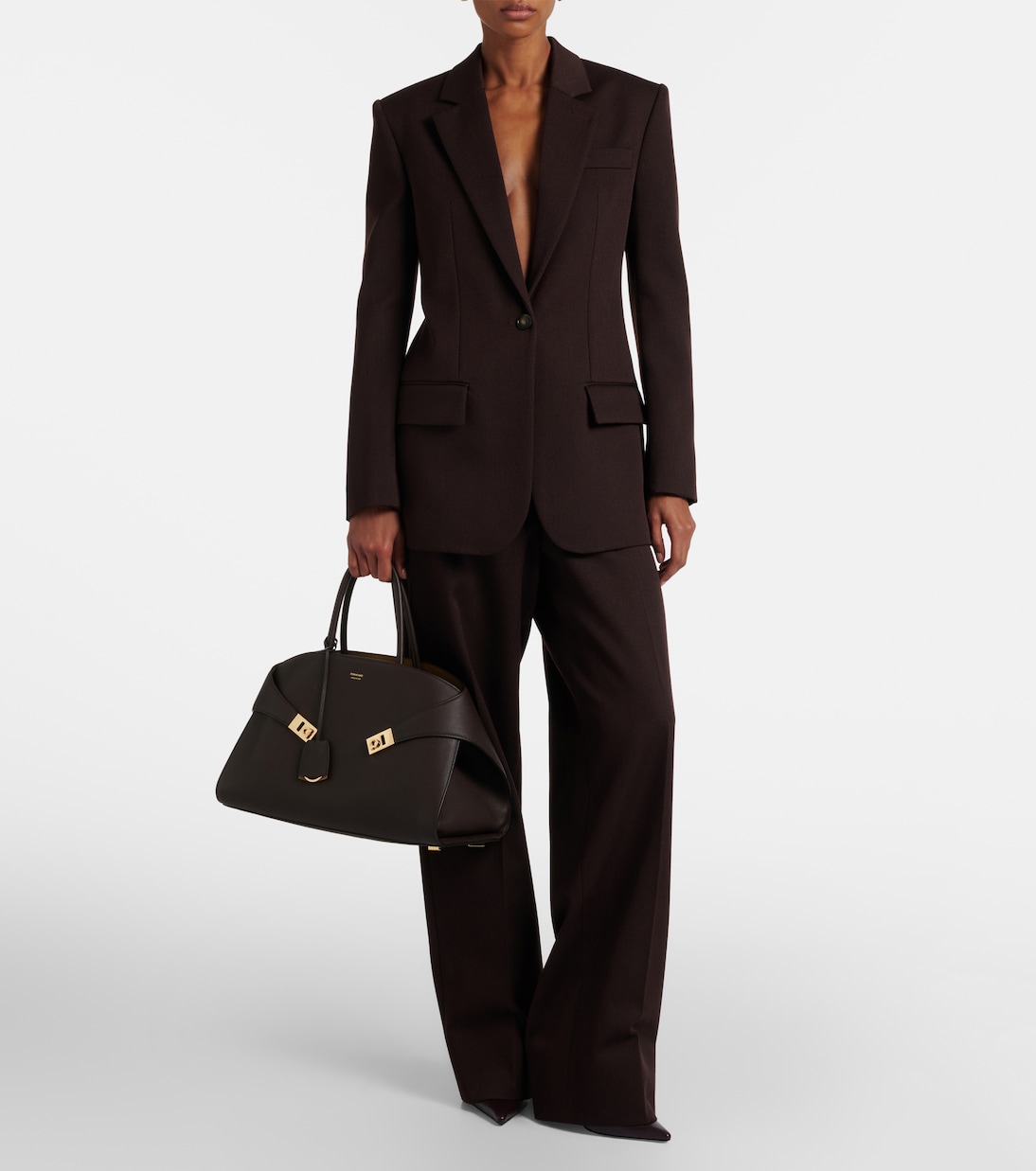 Tote Bag Hug Medium aus Leder | Ferragamo