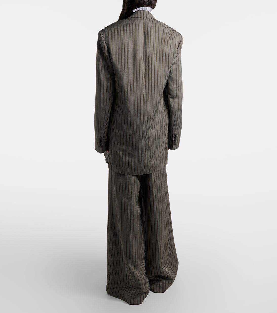 Pantalon ample rayé | Dries Van Noten