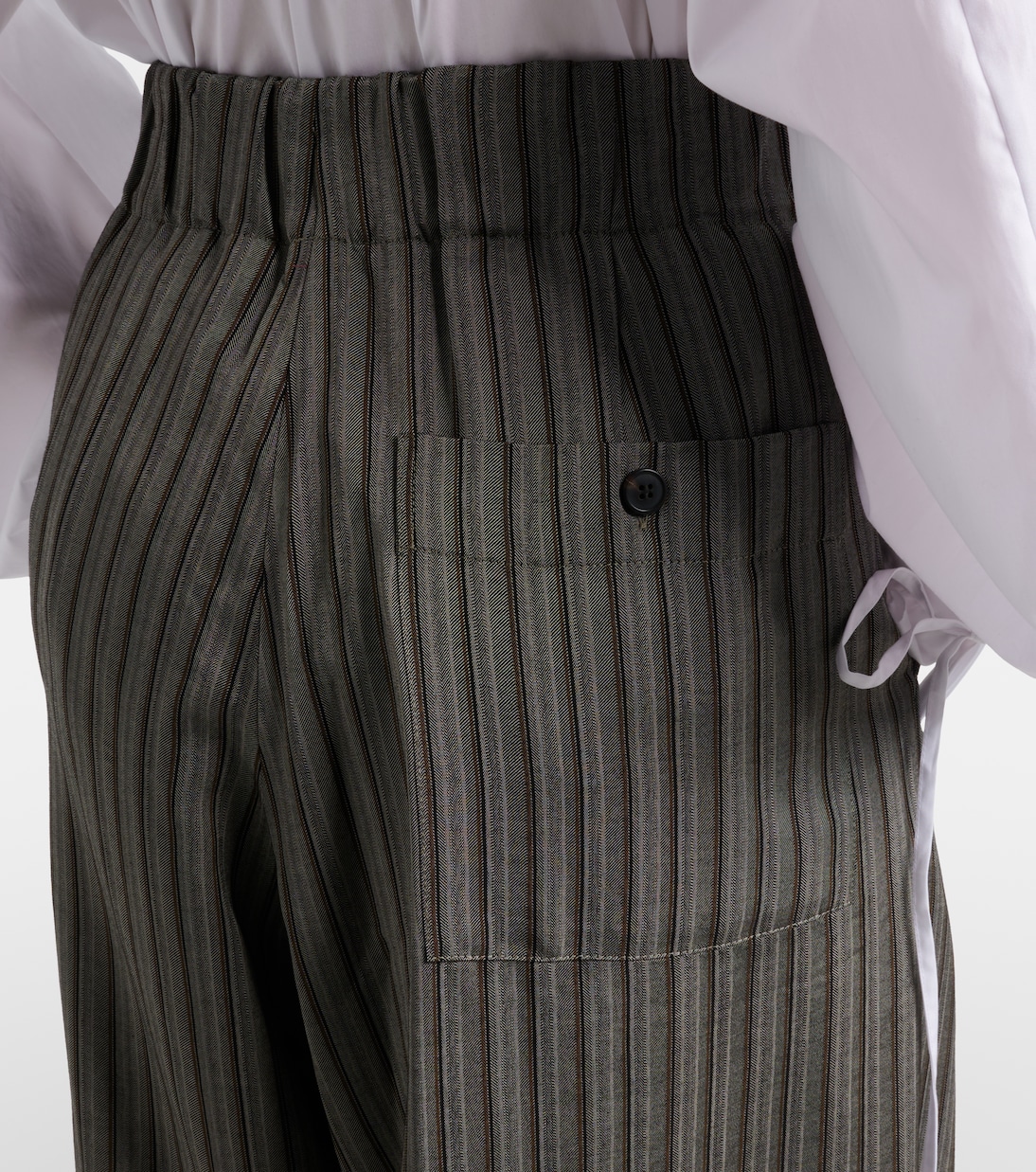 Pantalon ample rayé | Dries Van Noten